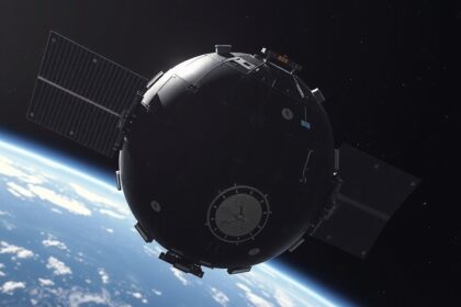 Az Echo-1 passzív kommunikációs műhold az űrben