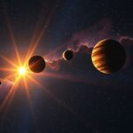 Bolygók és a Nap együttállása az űrben