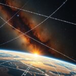 Fényév és csillagászati távolságok mérésének illusztrációja