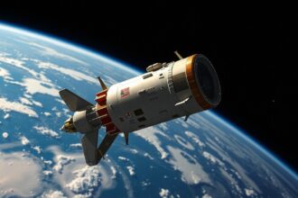 Gemini program űrhajó Föld felett, űrkutatás