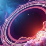 Színes gyűrűs csillagászati jelenség az univerzumban