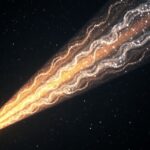 Halley-üstökös látványos mozgása az űrben.