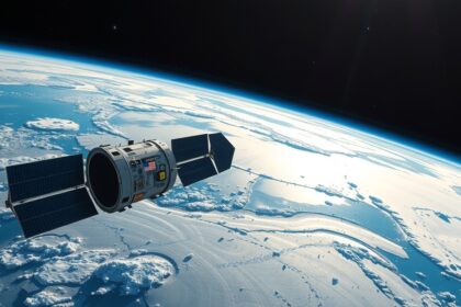 ATL-1 műhold a Föld körül, űrbeli megfigyelésekhez