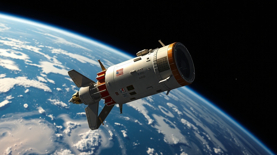 Gemini program űrhajó Föld felett, űrkutatás