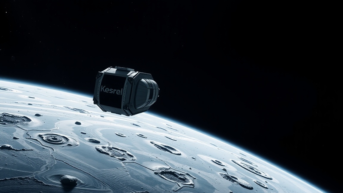 BepiColombo űrszonda a Merkúr felszínén