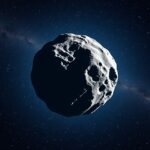 Hermész kisbolygó kép a csillagközi térben.