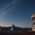 Rádiótávcsövek csillagászati megfigyeléshez az éjszakai égbolton