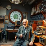 Karl Guthe Jansky a rádiócsillagászat laboratóriumában