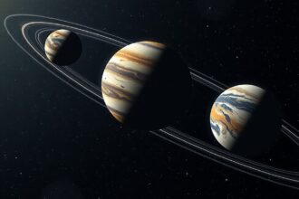 Kép a Naprendszer kőzetbolygóiról, a Merkúr, Vénusz, Föld és Mars