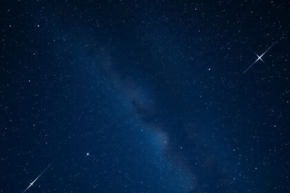 Csillagos égbolt a kulmináció során