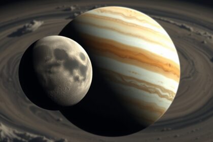 Léda, Jupiter egyik holdja és maga a Jupiter bolygó