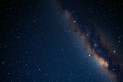 Csillagok és galaxisok az éjszakai égbolton