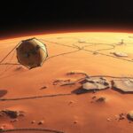 Mariner 4 űrszonda Mars felszínén, kráterek és légkör feltérképezése.