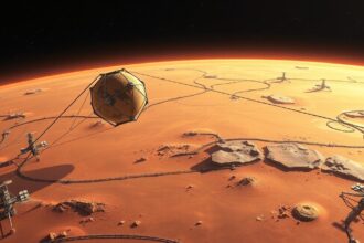 Mariner 4 űrszonda Mars felszínén, kráterek és légkör feltérképezése.