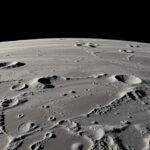 A Hold felszíne, kráterekkel és tömegkoncentrációkkal.