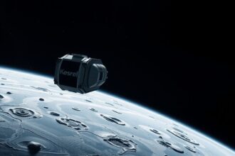BepiColombo űrszonda a Merkúr felszínén
