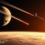 Meteoroidok és bolygók a Naprendszerben, lenyűgöző űrkép