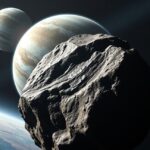 Metisz és Jupiter bolygó a Naprendszerben, űrkutatás