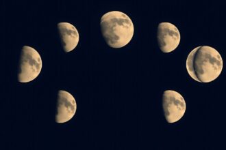 A hold fázisai a holdciklus alatt