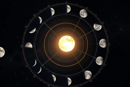 Luniszoláris naptárak és a Hold ciklusai egy grafikán