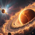 A Naprendszer keletkezése a nebuláris elmélet alapján.