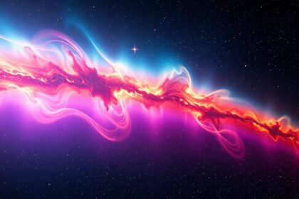 Színpompás galaktikus köd, oxigén emissziós vonallal