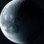 Proteusz, Neptunusz holdja, kráterezett felszínnel és alacsony fényvisszaveréssel.