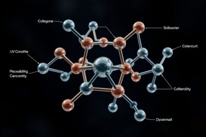 Molekuláris struktúra pszeudo-ekvatoriális kötésekkel