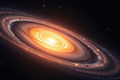 Fényes kvazárgalaxis a kozmoszban