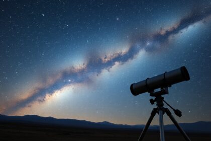 Távcső a csillagos ég alatt, a galaxis látványa