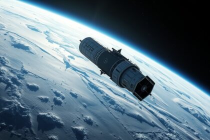 A Rosetta űrszonda a Föld felett, a Naprendszer tanulmányozására készen.