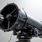 Rutten-Maksutov távcső részletes képe, mely kiemeli az optikai rendszert.