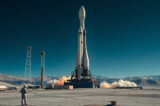 Saturn V rakéta indítási folyamatának részlete