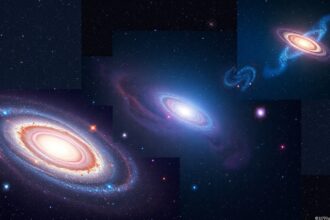 Seyfert galaxisok különböző típusai az Univerzumban