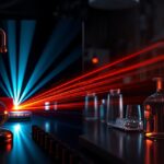 Laboratóriumi fénykísérlet sugárzásos befogás bemutatására