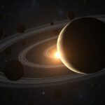 A Naprendszer bolygói és gyűrűi az űrben