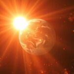 Nap és bolygó a szoláris konstans illusztrálásához