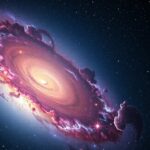 Kép egy fantasztikus galaxisról az űrben