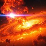 UV Ceti típusú csillag kitörése a kozmoszban