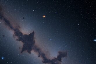 Változó csillagok az univerzumban, éjszakai égbolt