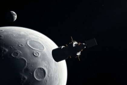 Zond-5 űrhajó a Hold körüli pályán