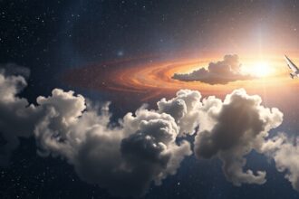 Űrhajó és csillagközi por között megjelenő abszorpciós jelenség