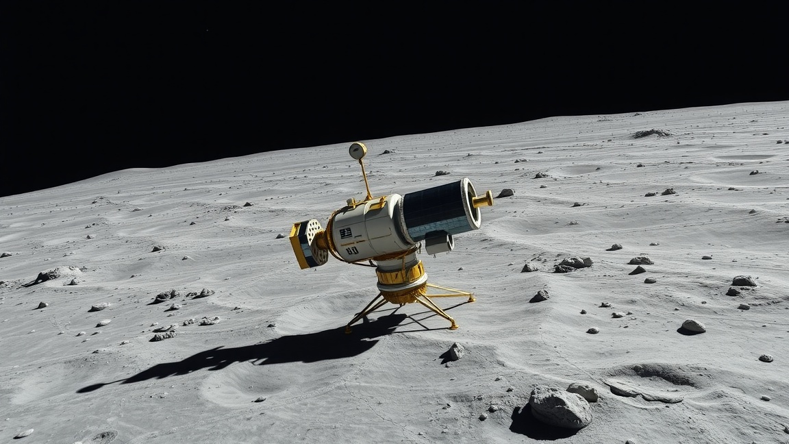 Luna 10, az első műhold a Hold körüli pályán, érintetlen holdfelszín.